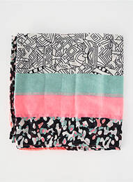 Foulard tissage popeline rose GARCIA femme