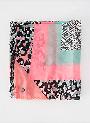 Foulard tissage popeline rose GARCIA femme