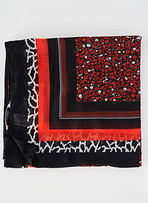 Foulard tissage popeline noir GARCIA femme