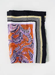 Foulard tissage popeline noir STREET ONE femme