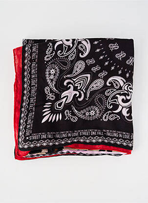 Foulard imprimé cachemire rouge STREET ONE femme