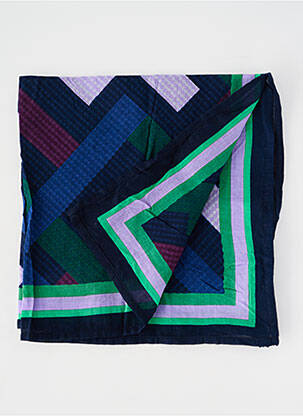 Foulard tissage popeline bleu STREET ONE femme