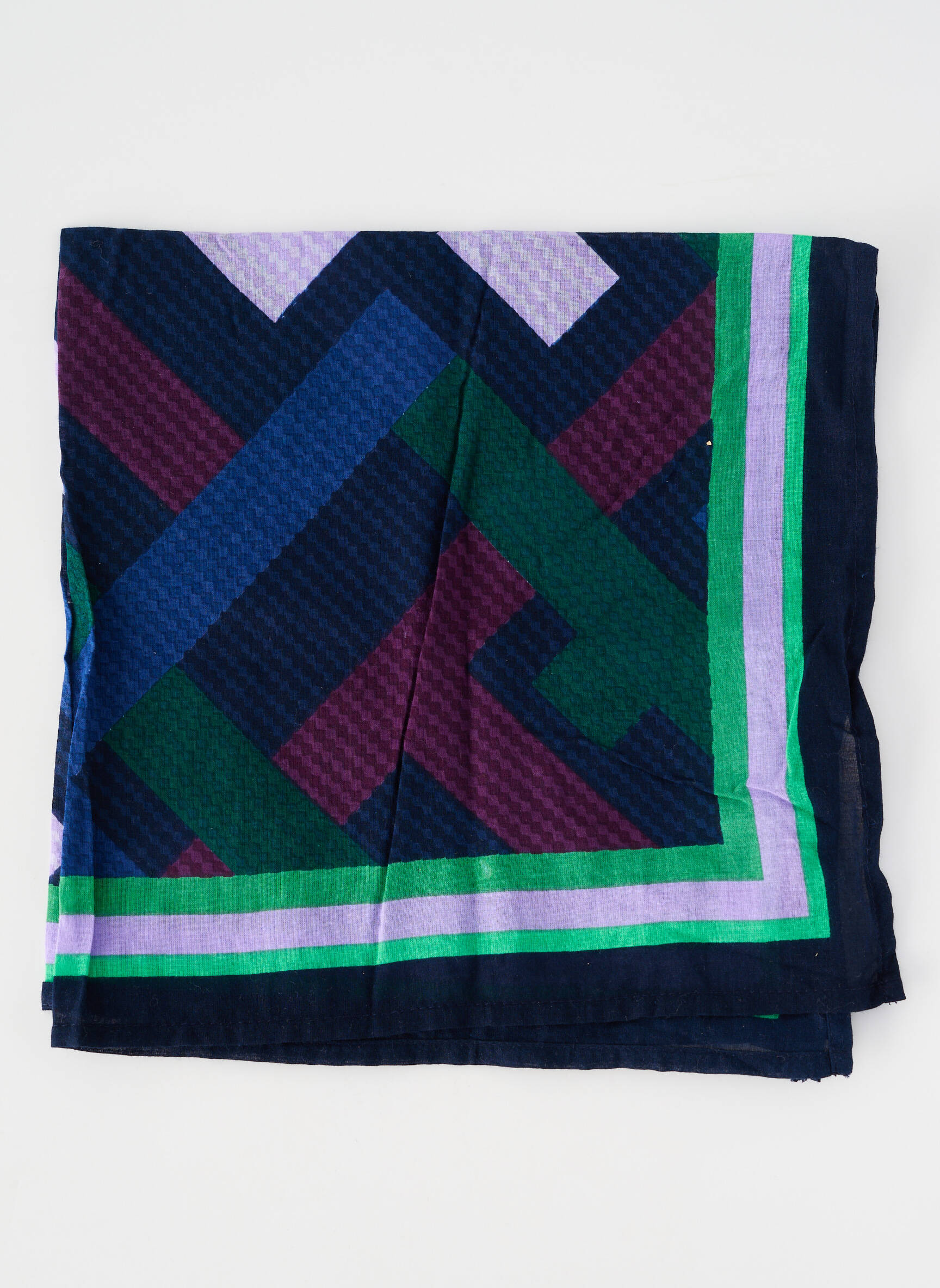 Foulard tissage popeline bleu STREET ONE femme