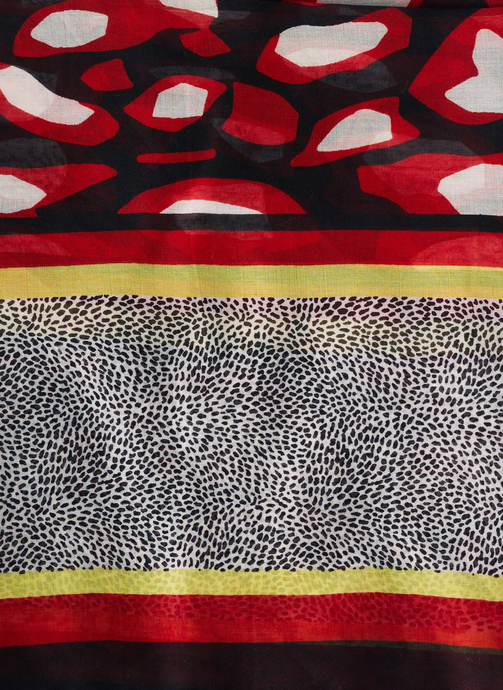 Foulard imprimé animal rouge GARCIA femme