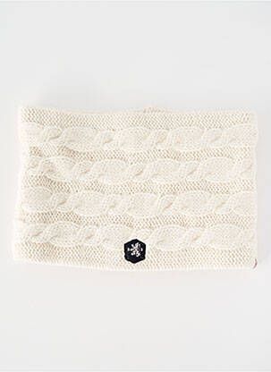Col / tour de cou maille tricot beige BLANC BONNET homme
