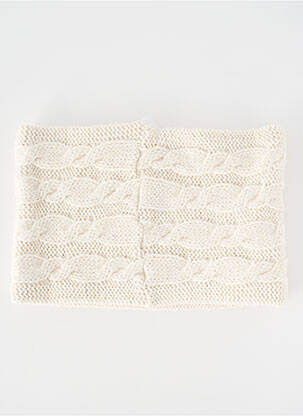 Col / tour de cou maille tricot beige BLANC BONNET homme