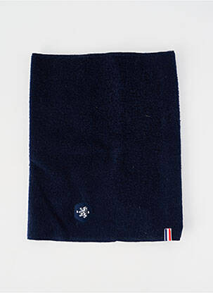 Col / tour de cou maille fine bleu BLANC BONNET homme