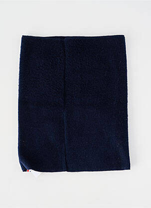 Col / tour de cou maille fine bleu BLANC BONNET homme