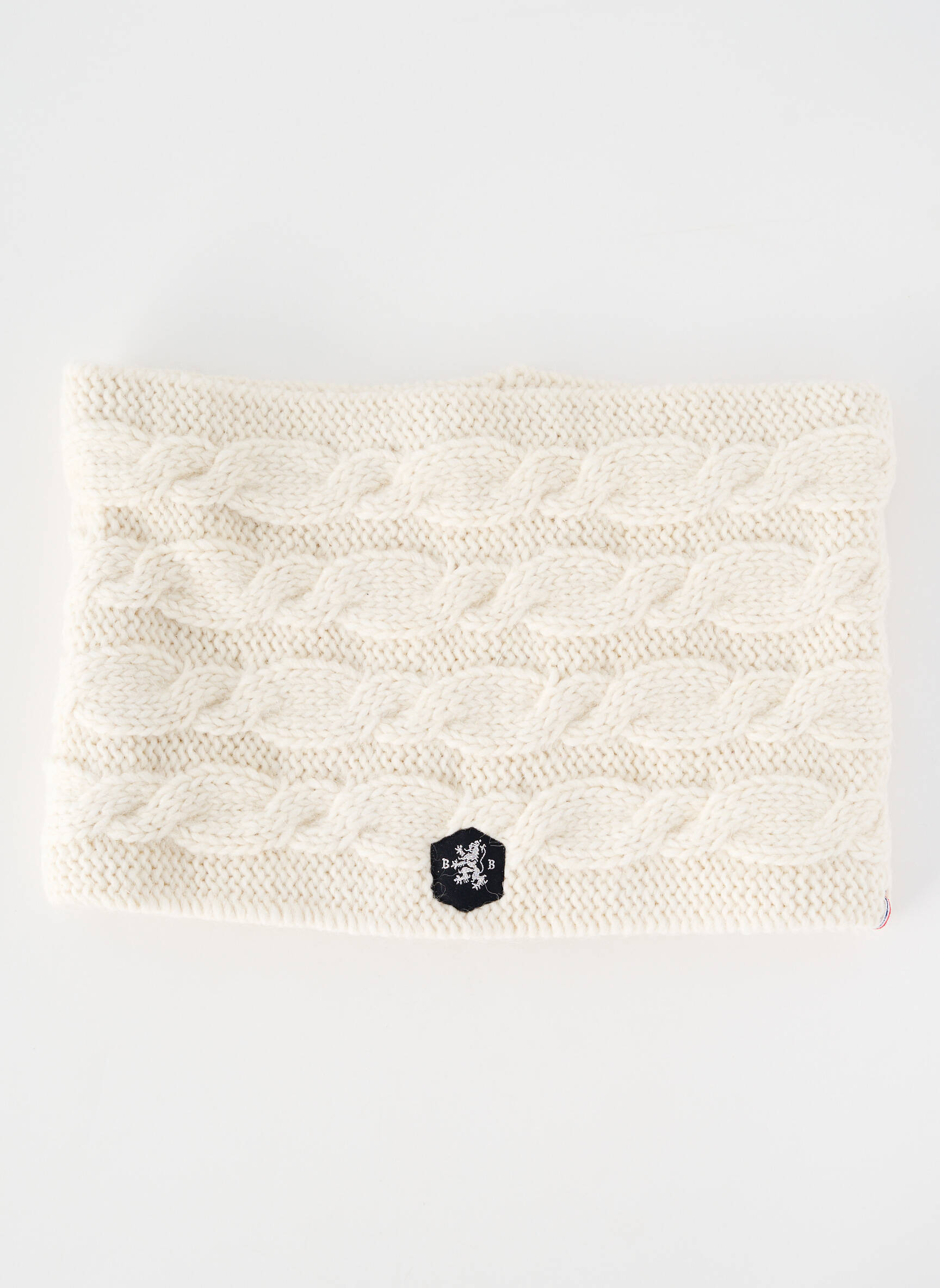 Col / tour de cou maille tricot beige BLANC BONNET homme