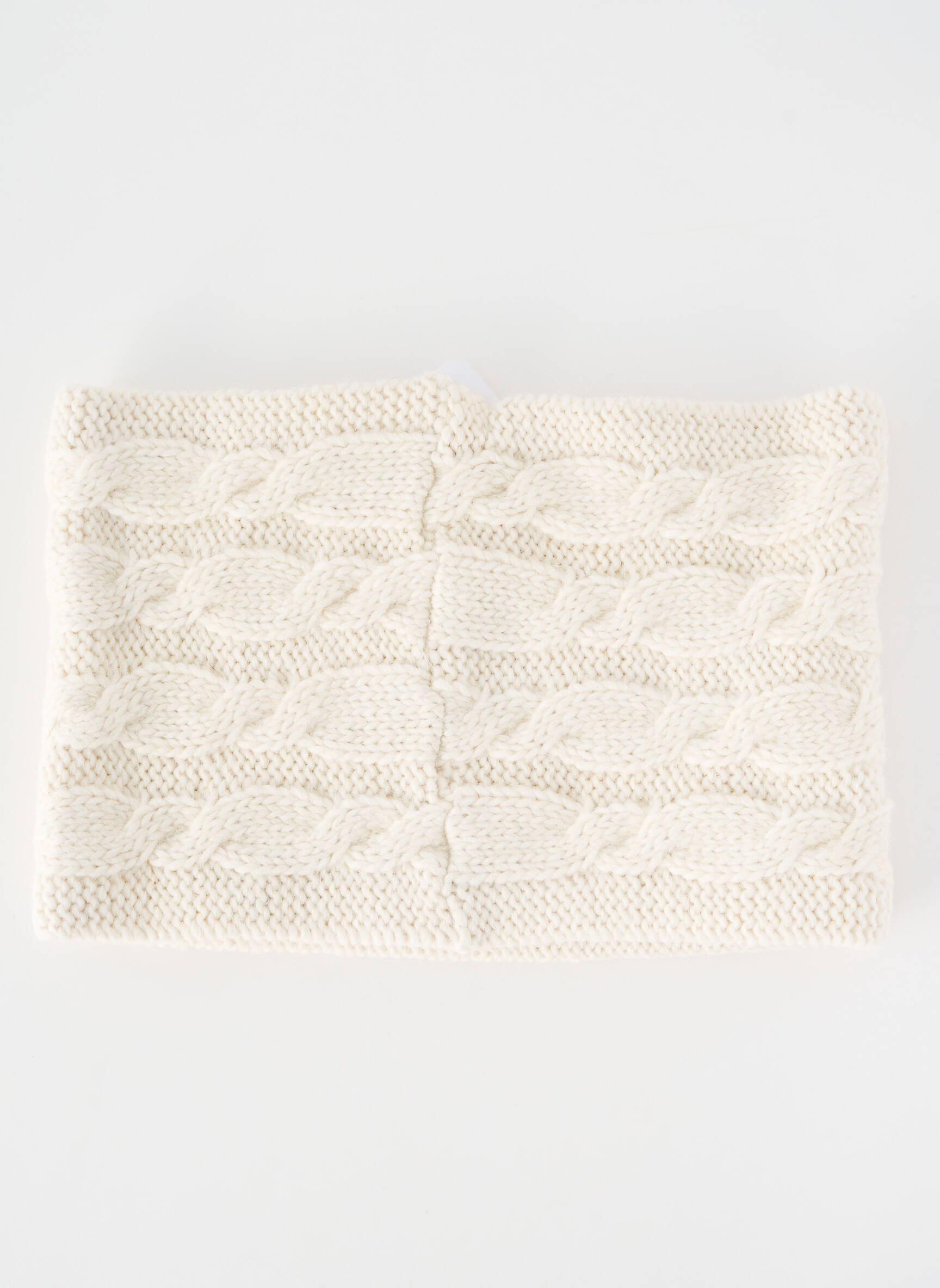 Col / tour de cou maille tricot beige BLANC BONNET homme