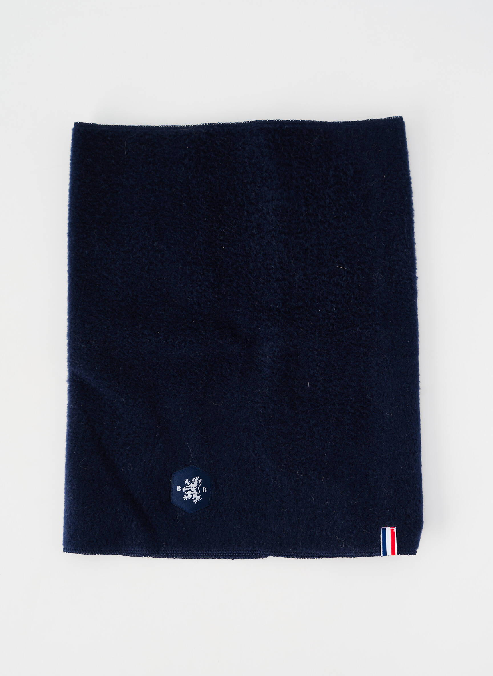 Col / tour de cou maille fine bleu BLANC BONNET homme