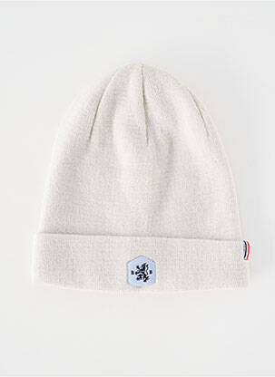 Bonnet maille fine beige BLANC BONNET homme