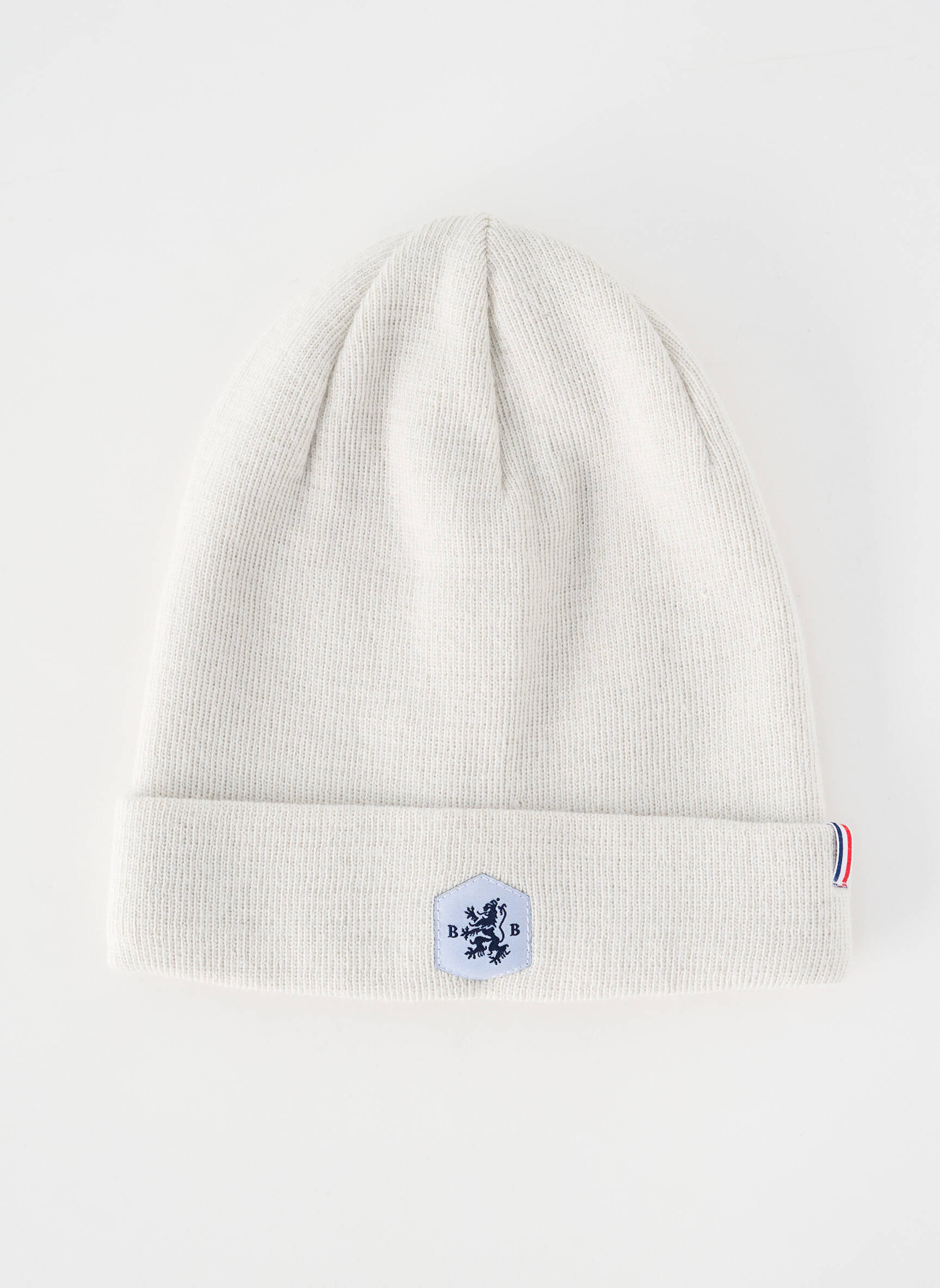 Bonnet maille fine beige BLANC BONNET homme