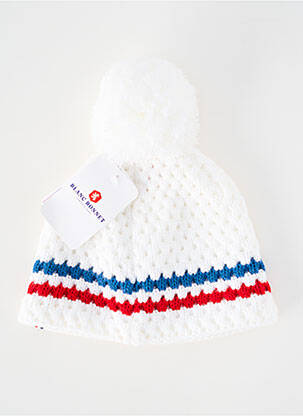 Bonnet stretch blanc BLANC BONNET homme
