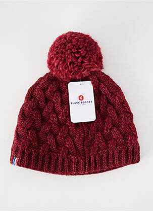 Bonnet stretch rouge BLANC BONNET homme
