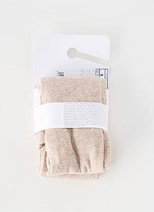 Collants tissage chiné beige MAYORAL fille