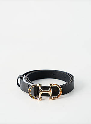 Ceinture fermeture pointe poinçonnée noir GARCIA femme