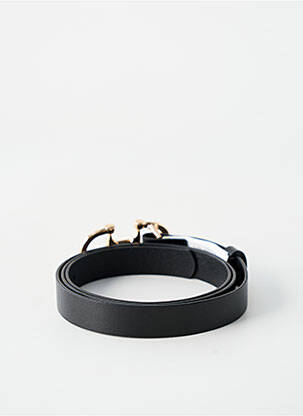 Ceinture fermeture pointe poinçonnée noir GARCIA femme
