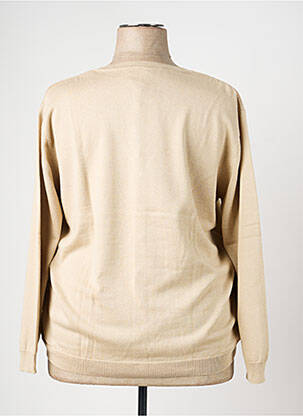 Gilet manches longues coupe cintrée beige GRIFFON femme