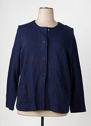 Veste casual col rond bleu OLSEN femme