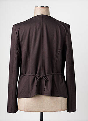 Gilet manches longues coupe cintrée marron OLSEN femme