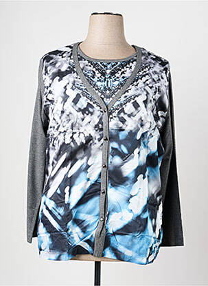 Twin-set imprimé fantaisie gris RABE femme