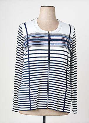 Veste casual col rond bleu RABE femme
