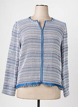 Veste casual col rond bleu RABE femme