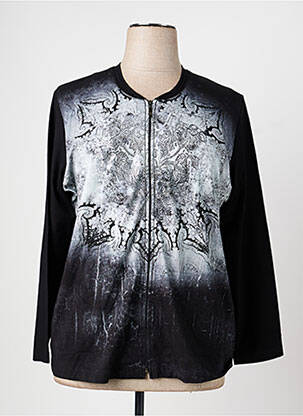 Veste casual col rond noir RABE femme