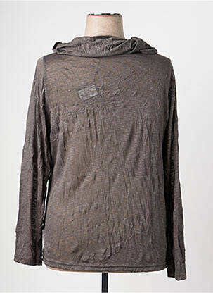 Top manches longues gris PAUSE CAFE femme