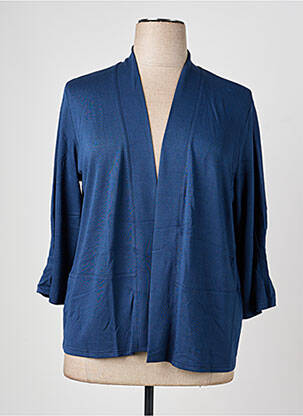 Gilet manches longues manches 3/4 bleu RABE femme
