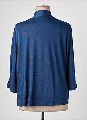Gilet manches longues manches 3/4 bleu RABE femme