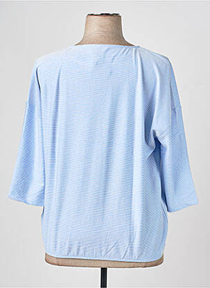 Top imprimé fantaisie manches 3/4 bleu OLSEN femme