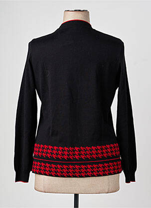 Pull coupe cintrée manches longues noir PAUPORTÉ femme