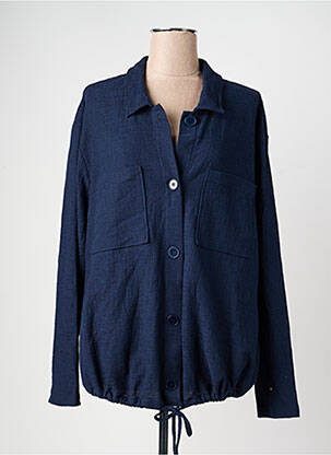 Chemisier manches longues manches longues bleu RABE femme