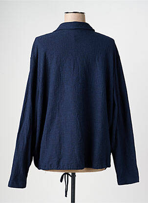 Chemisier manches longues manches longues bleu RABE femme