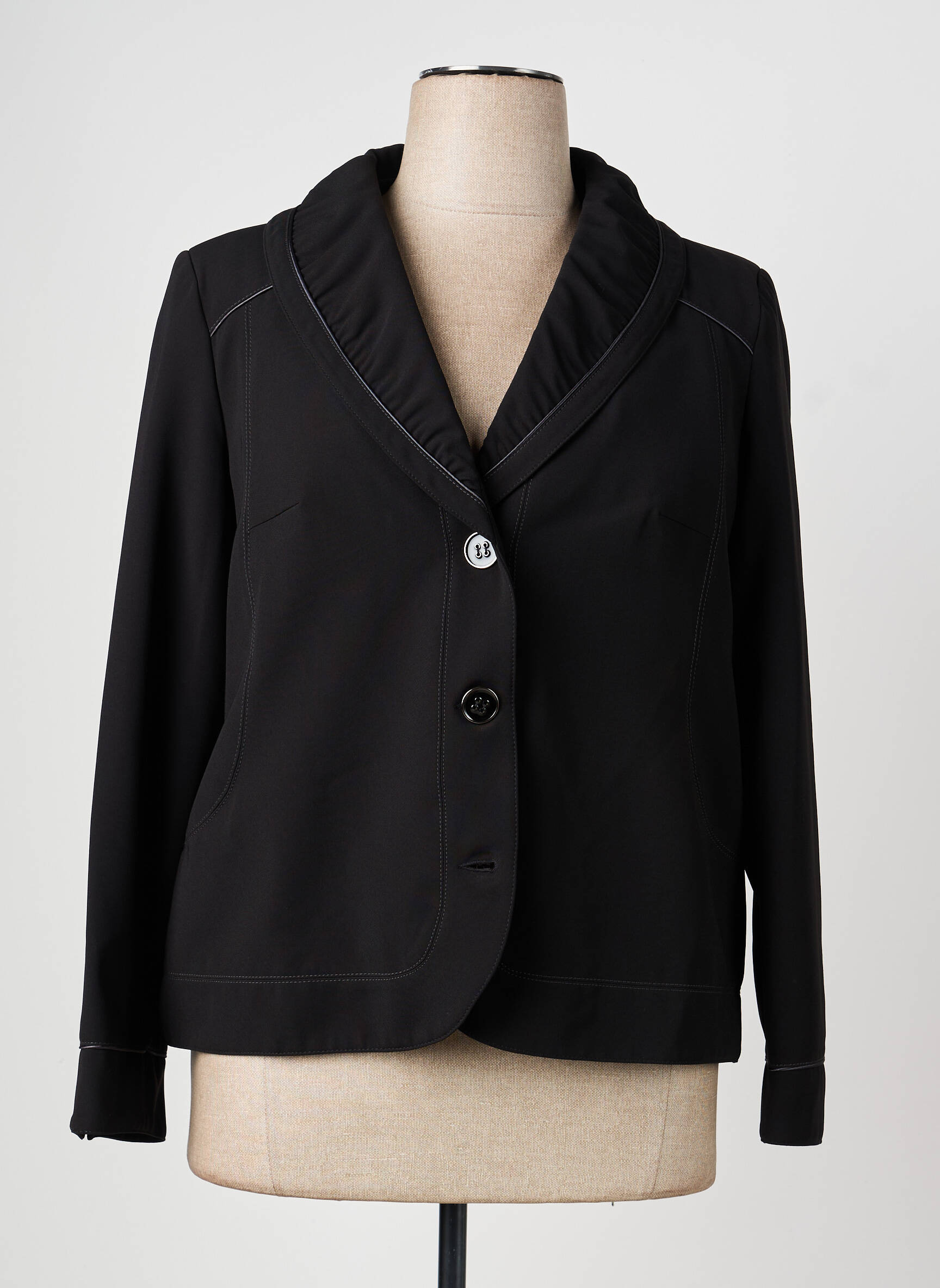 Blazer col châle noir LEWINGER femme