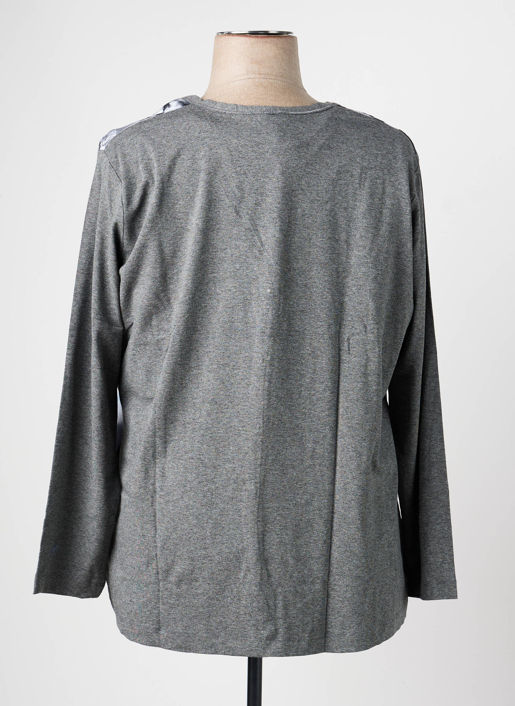Twin-set imprimé fantaisie gris RABE femme