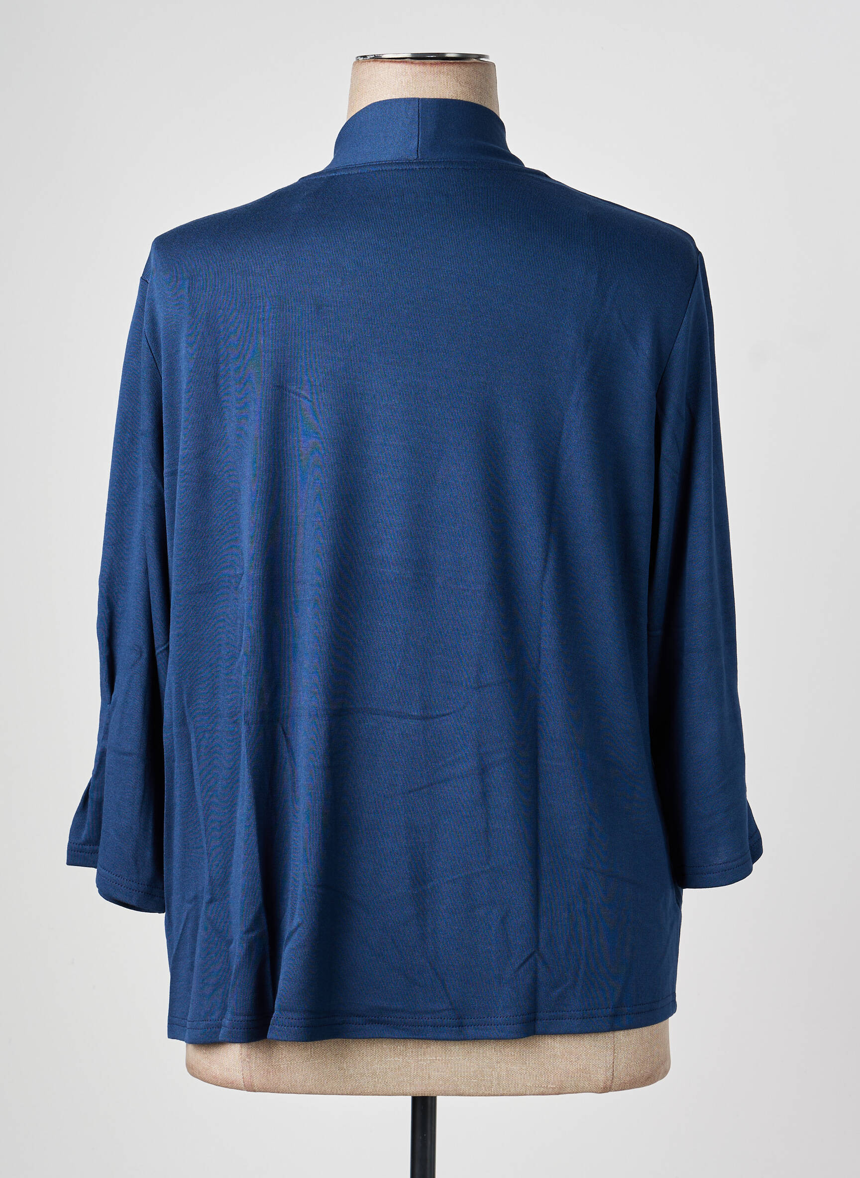 Gilet manches longues manches 3/4 bleu RABE femme
