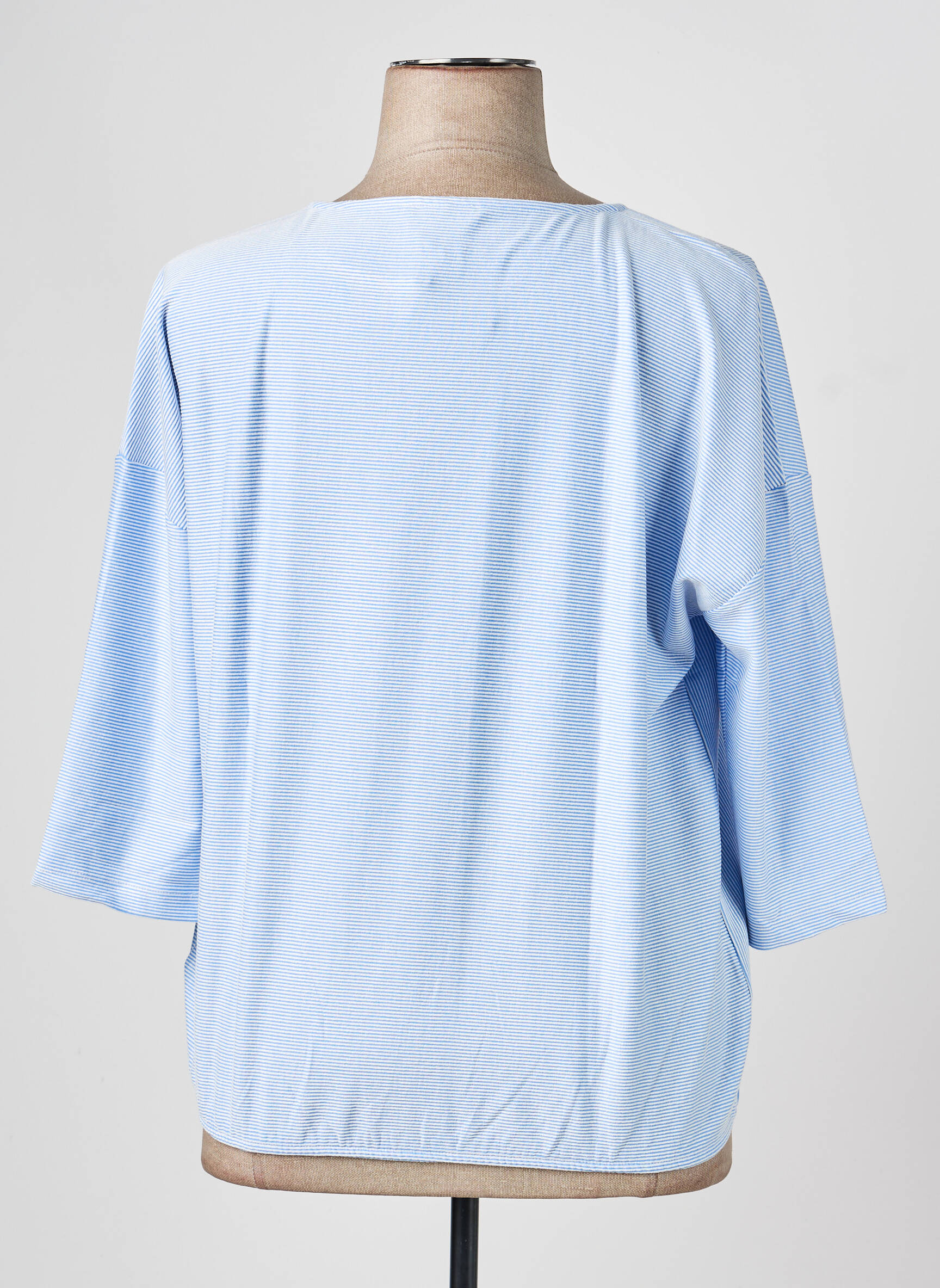 Top imprimé fantaisie manches 3/4 bleu OLSEN femme