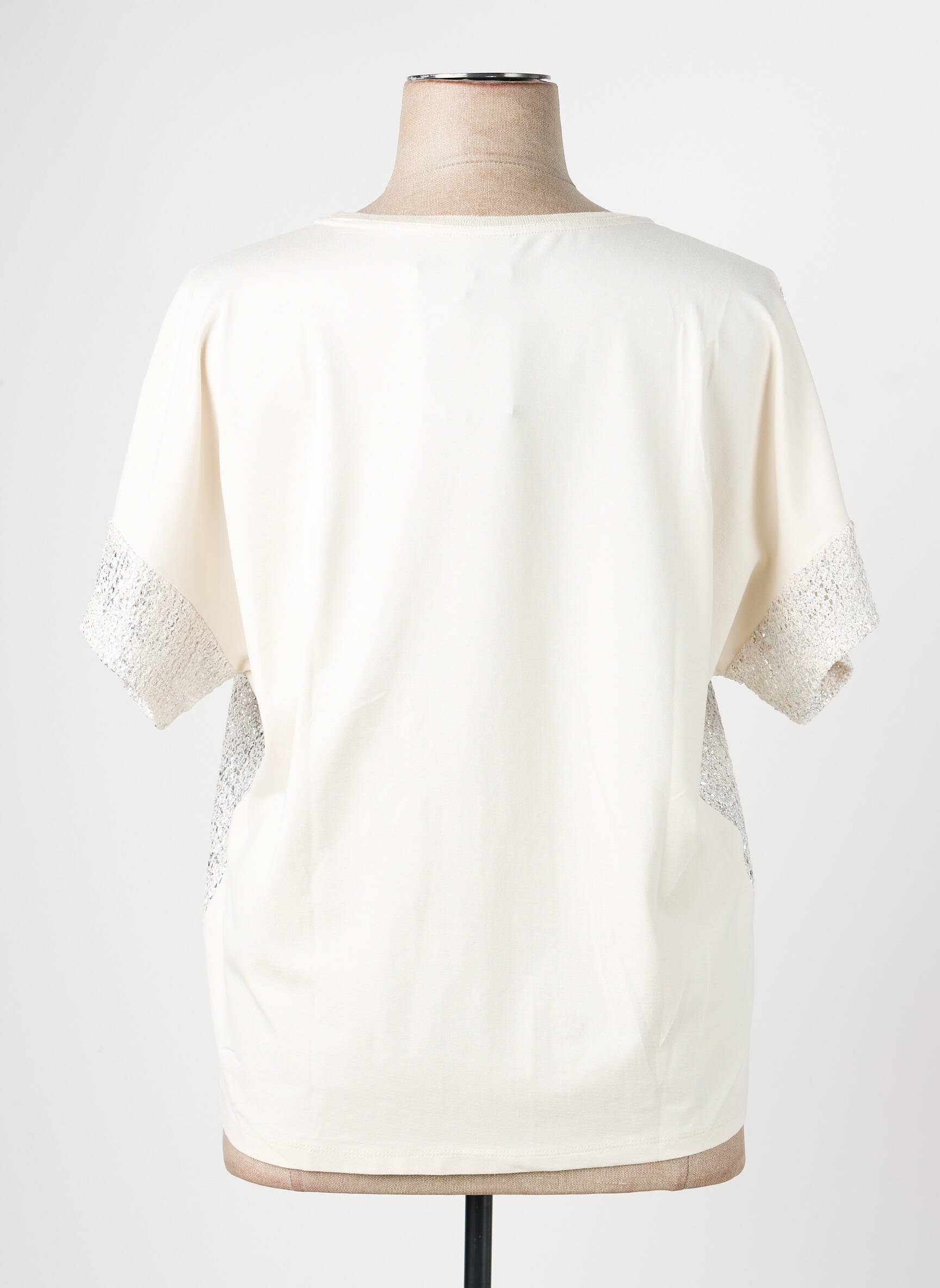 Top manches courtes manches courtes blanc RABE femme