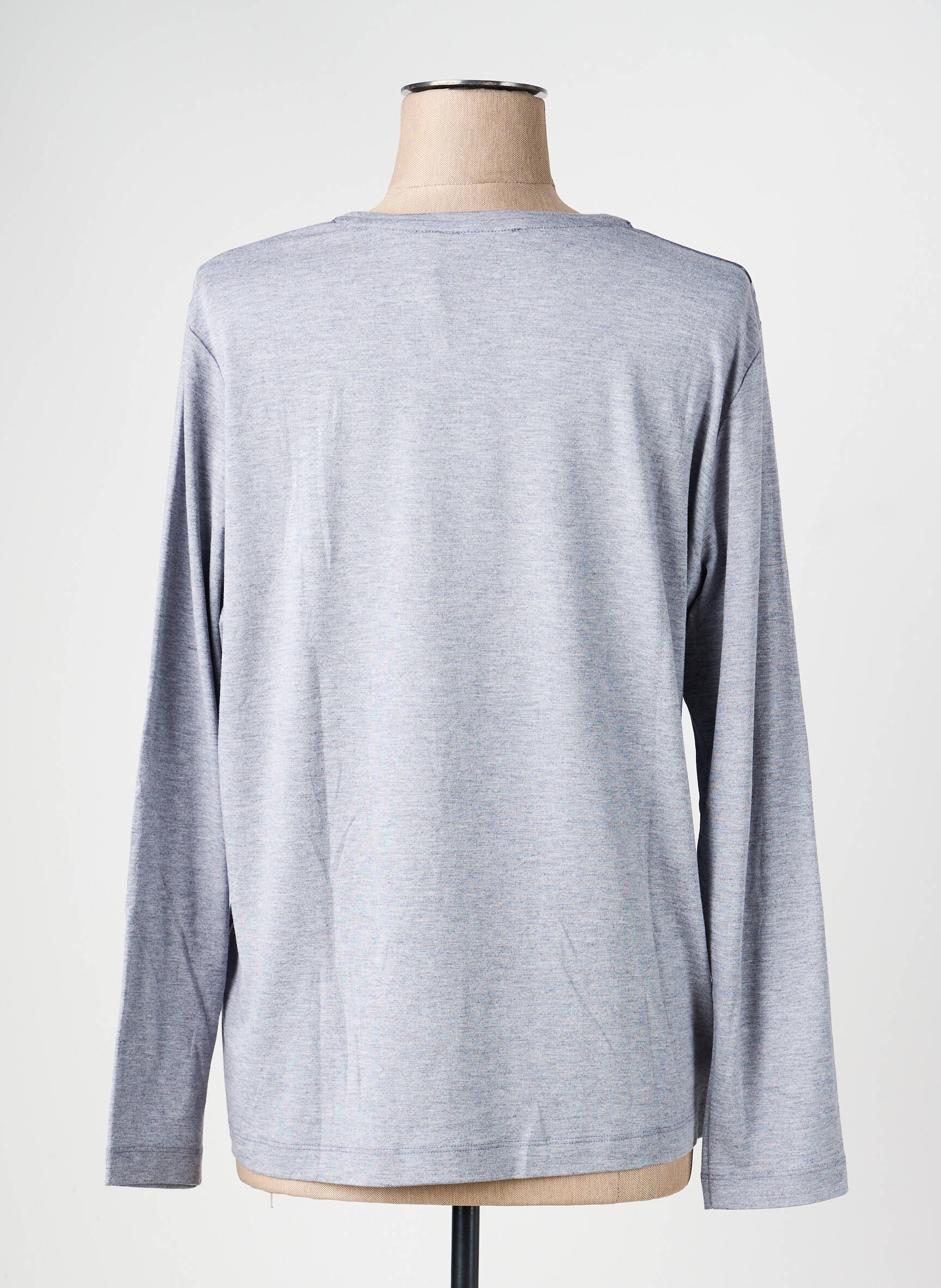 Top imprimé fantaisie manches longues gris RABE femme