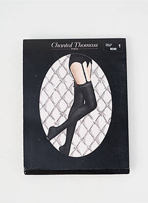 Bas stretch noir CHANTAL THOMASS femme