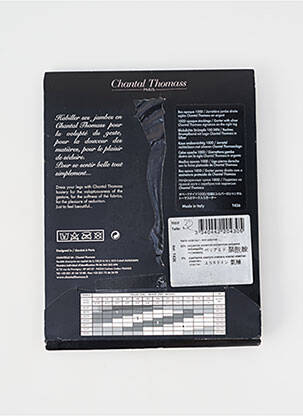 Bas stretch noir CHANTAL THOMASS femme