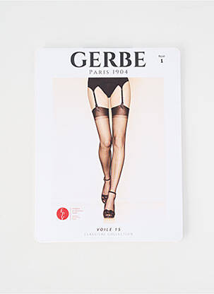 Bas stretch noir HERBELIN femme