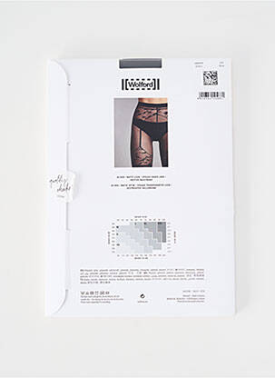 Collants stretch noir WOLFORD femme