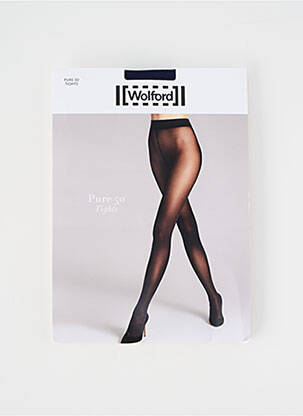 Collants stretch noir WOLFORD femme