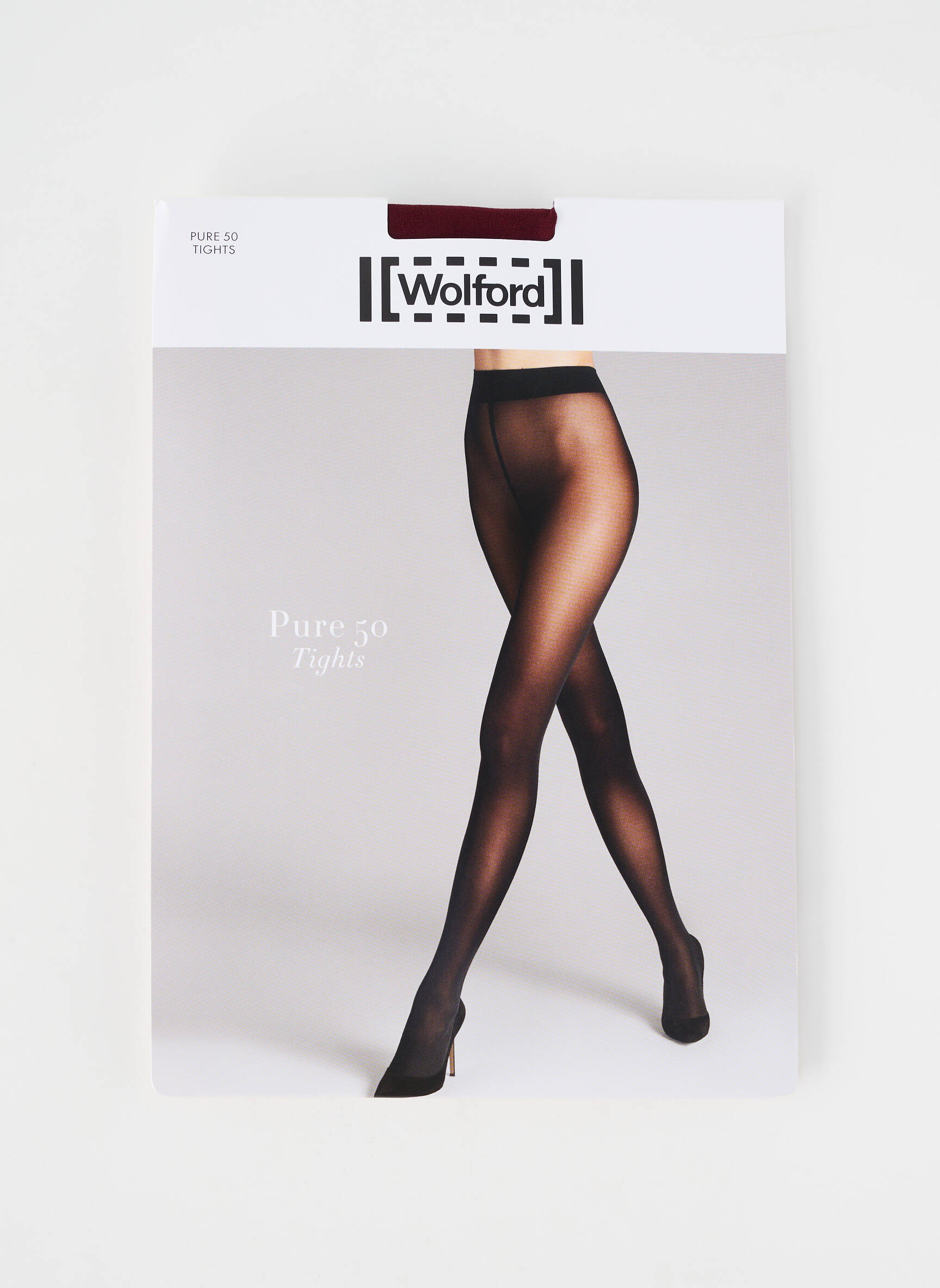Collants stretch rouge WOLFORD femme