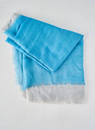 Foulard tissage popeline bleu RABE femme