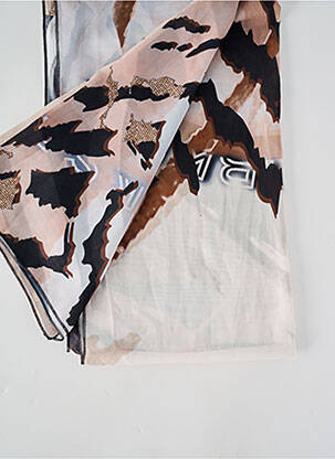 Foulard légère et transparente beige FRANK WALDER femme